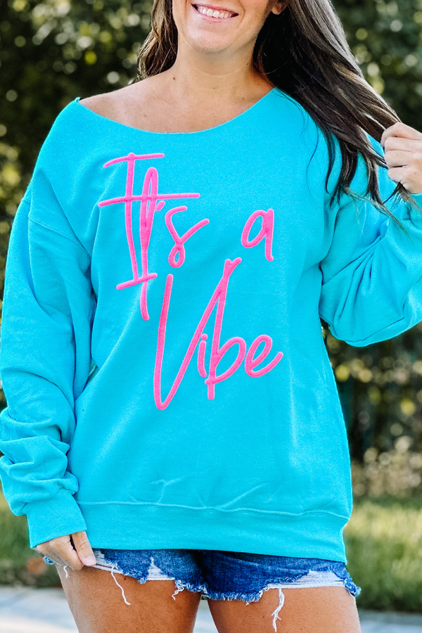 It's A Vibe Puff Unisex Sweatshirt