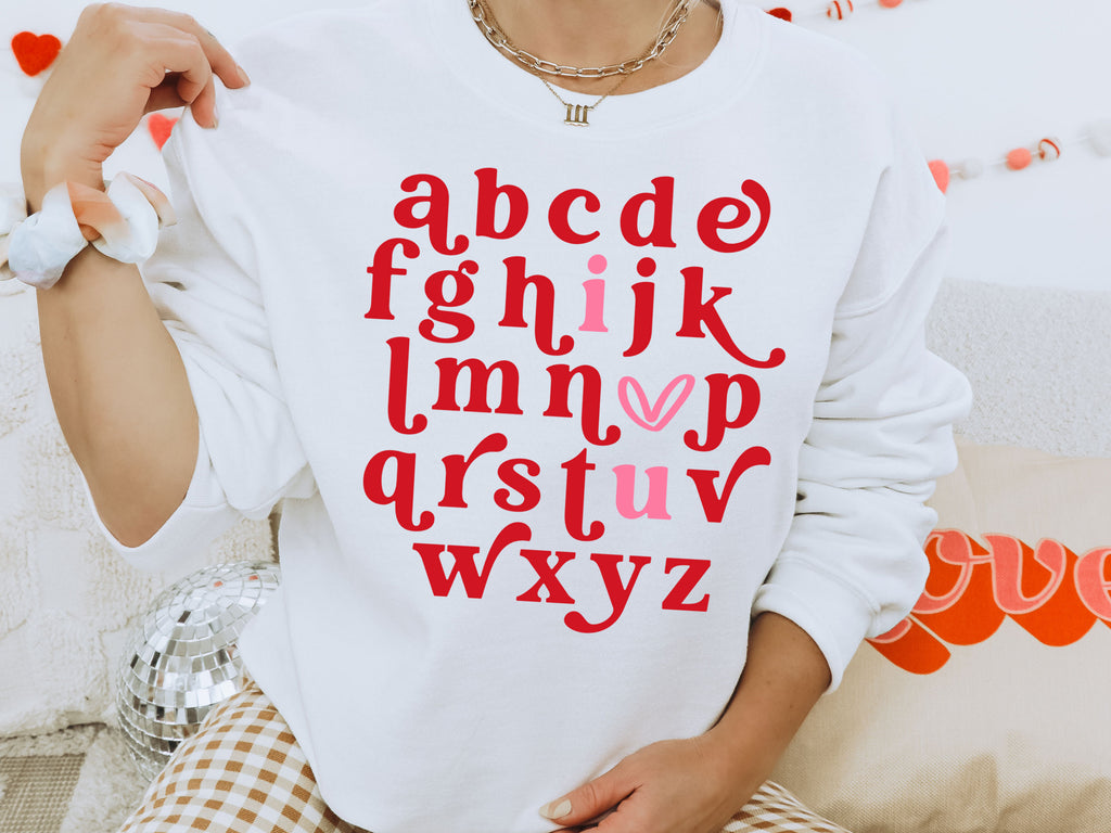 ABC I Love you Sweatshirt