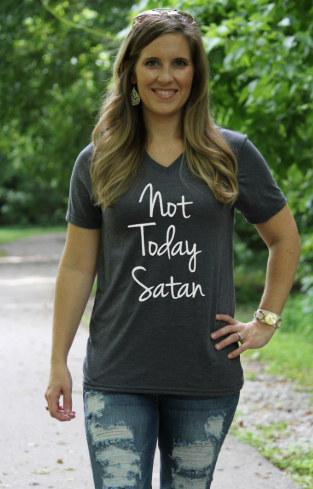 Not Today Satan - Glittering Boutique