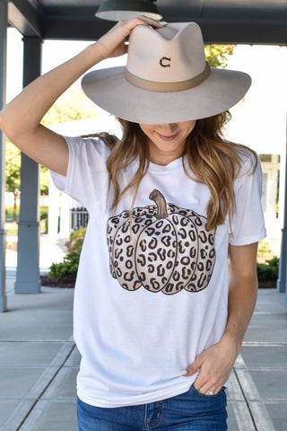 Cheetah Pumpkin Graphic Tee