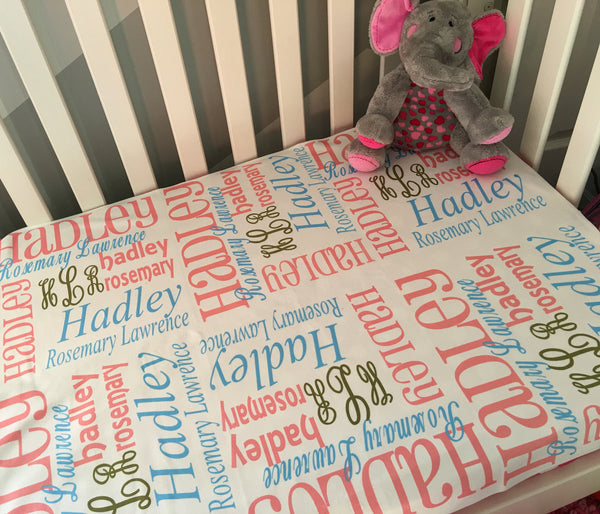 Personalized Baby Blankets - Classic Collection - Glittering Boutique