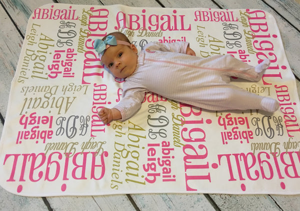 Personalized Baby Blankets - Classic Collection - Glittering Boutique