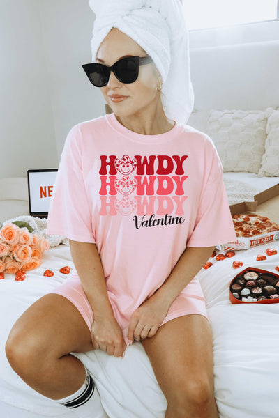Howdy Valentines Oversized Comfort Color