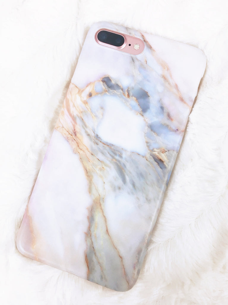 Marbled Iphone 7S Plus Phone Case - Glittering Boutique