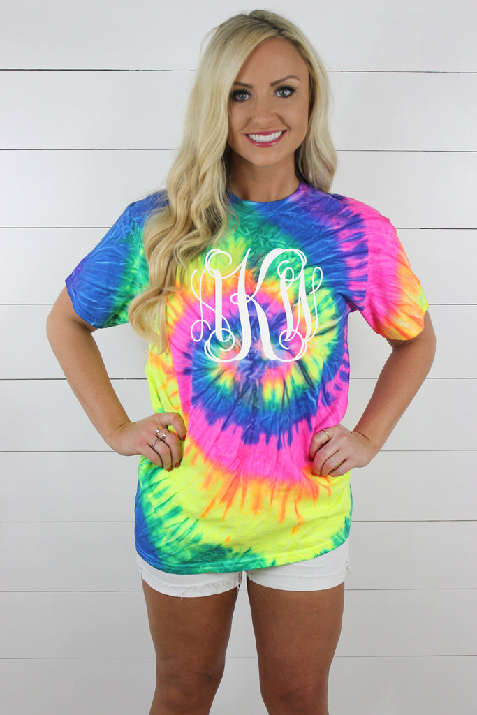 Tie Dye Monogram Shirt