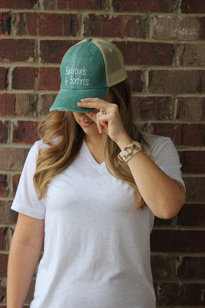 Backroads and Bonfires Hat - Glittering Boutique