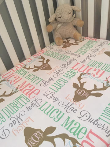 Personalized Baby Blankets - Lucy Collection - Glittering Boutique