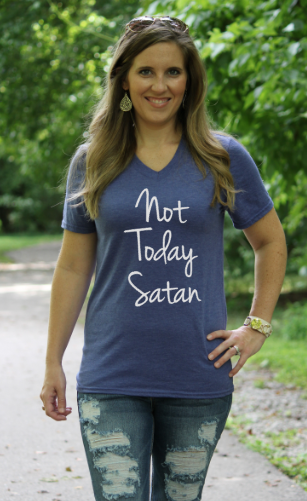 Not Today Satan - Glittering Boutique