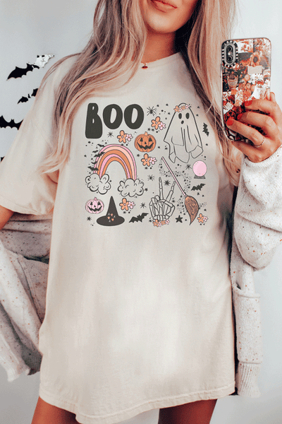Boo Cluster Oversized Comfort Color