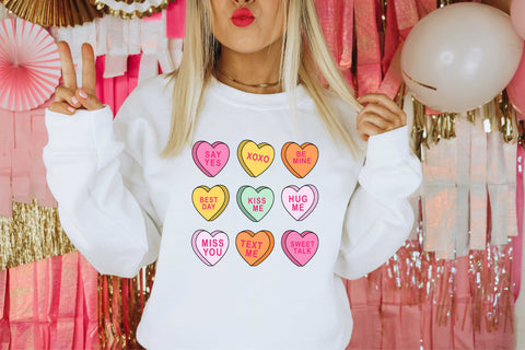 Conversation Hearts Sweatshirt