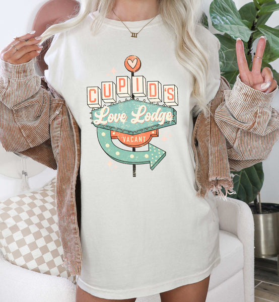 Cupid Love Lodge Oversized Comfort Color