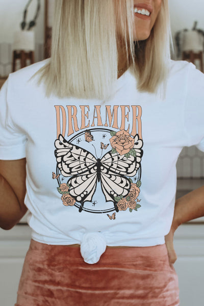 Dreamer Butterfly Unisex Graphic Tee