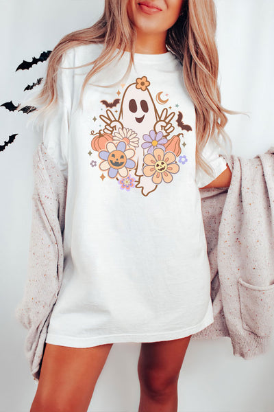Floral Ghost Oversized Comfort Color