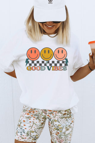 Good Vibes 3 Smiley Sweatshirt