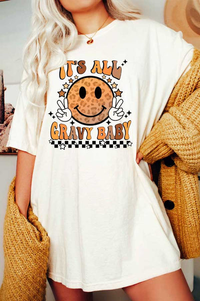 Gravy Baby Peace Oversized Comfort Color