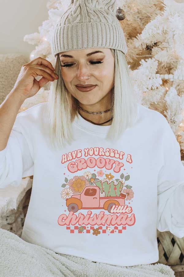 Have Yourself a Groovy Little Christmas Sweatshirt