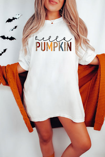Hello Pumpkin Oversized Comfort Color
