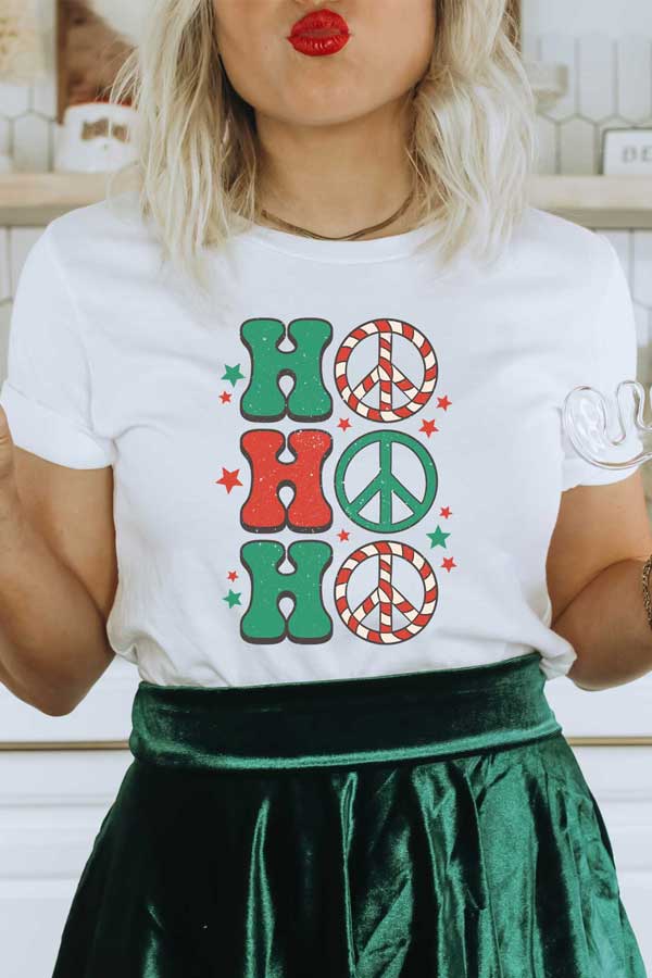 Ho Ho Ho Hippie Unisex Graphic Tee