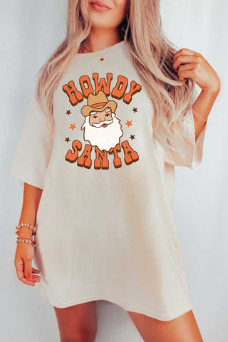 Howdy Santa Oversized Comfort Color