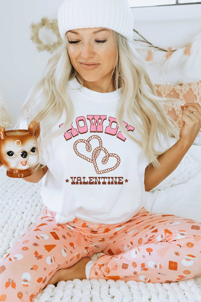 Howdy Valentine Rope Oversized Comfort Color