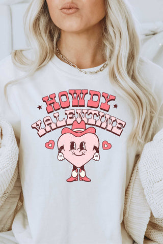 Howdy Valentine Heart Sweatshirt