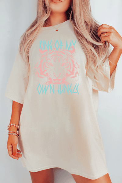 King of My Own Jungle Oversized Comfort Color