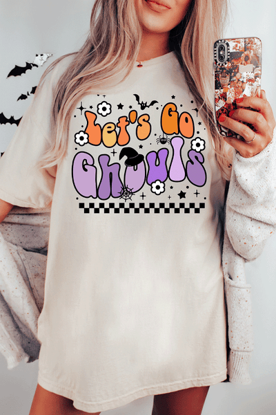 Lets Go Ghouls Oversized Comfort Color