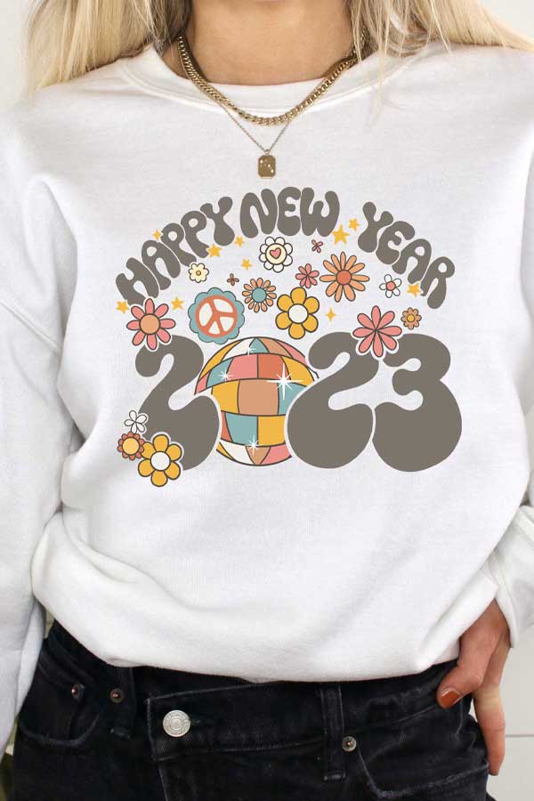 New Year Hippie Sweatshirt