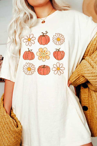 Pumpkin Daisy Oversized Comfort Color