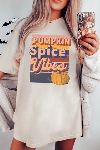 Pumpkin Spice Vibes Oversized Comfort Color