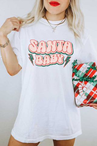 Santa Baby Oversized Comfort Color