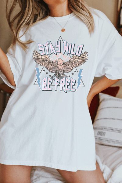 Stay Wild Be Free Oversized Comfort Color