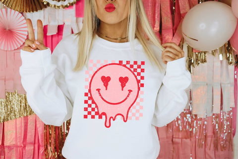 Valentines Smiley Sweatshirt