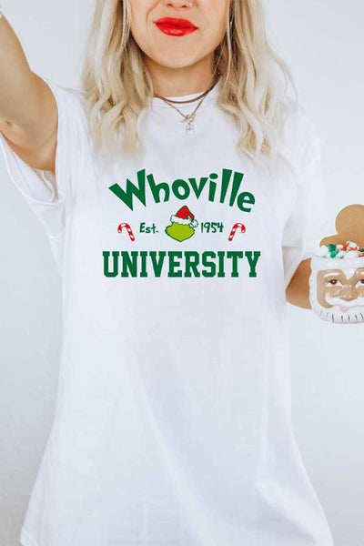 Whoville University Unisex Graphic Tee